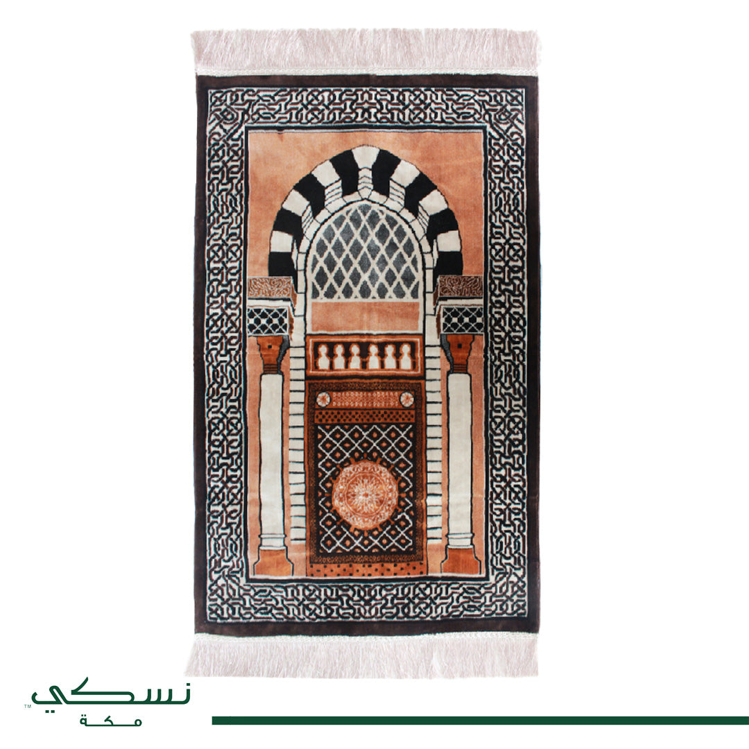 Sejadah Gerbang Al Haram Alnabawi Coklat