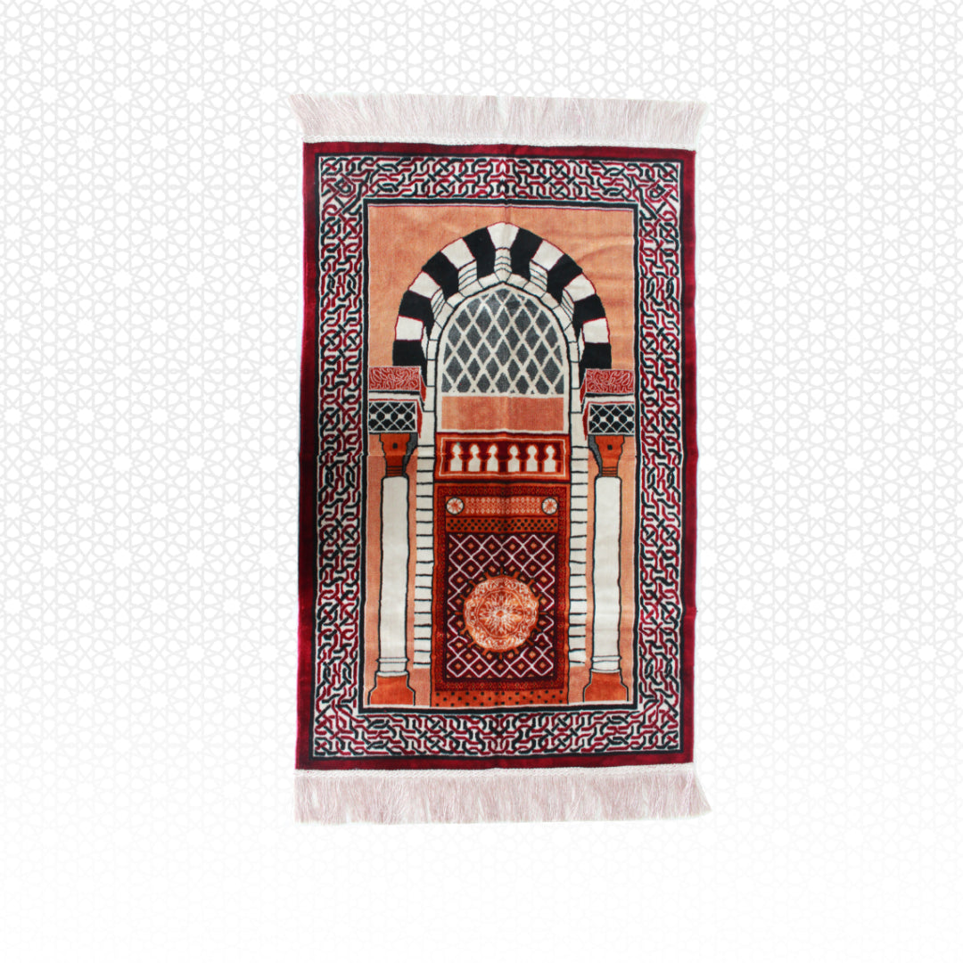 Sejadah Gerbang Al Haram Alnabawi Coklat