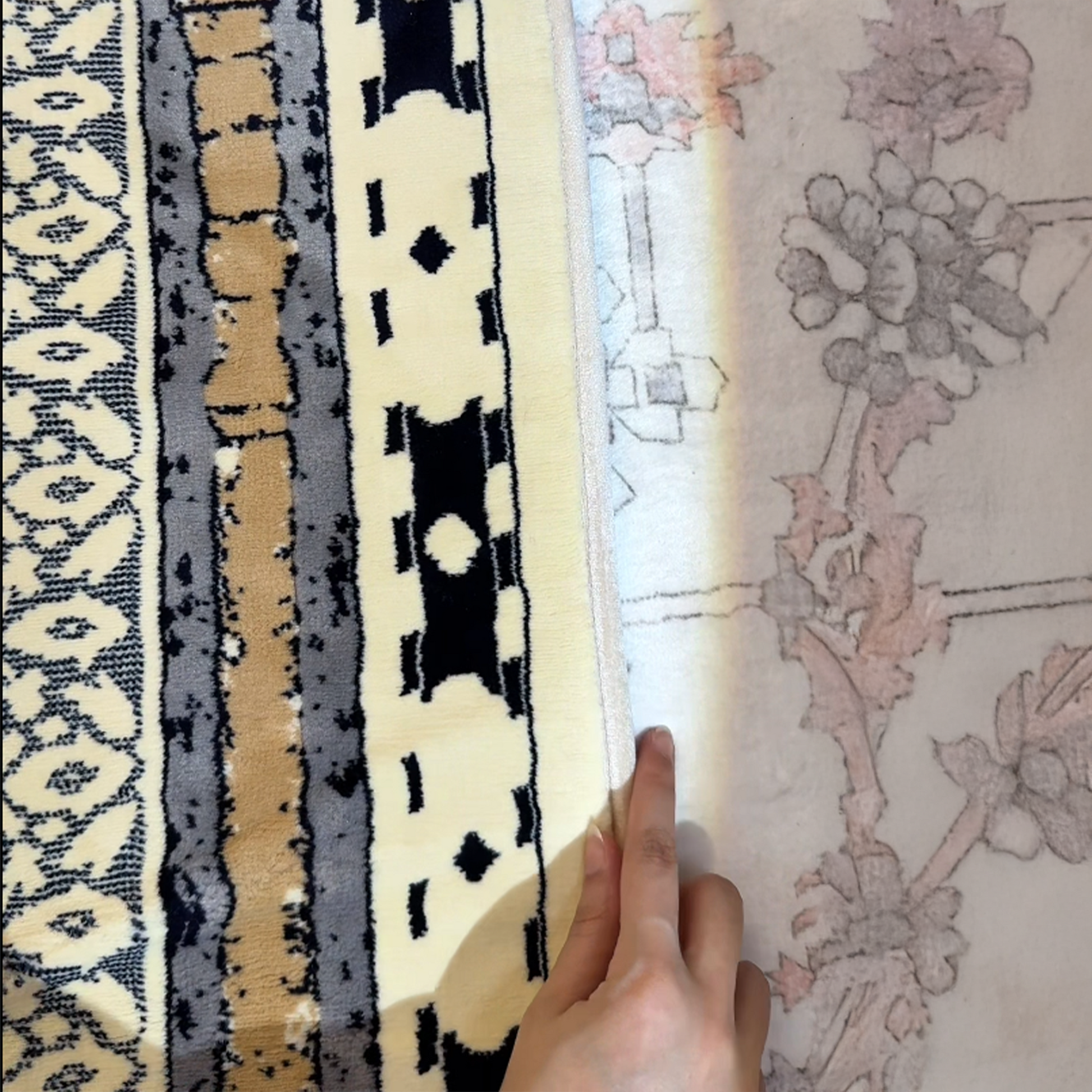Prophet's Mihrab Padded Prayer Mat Arched with Handbag - Nusuki MY