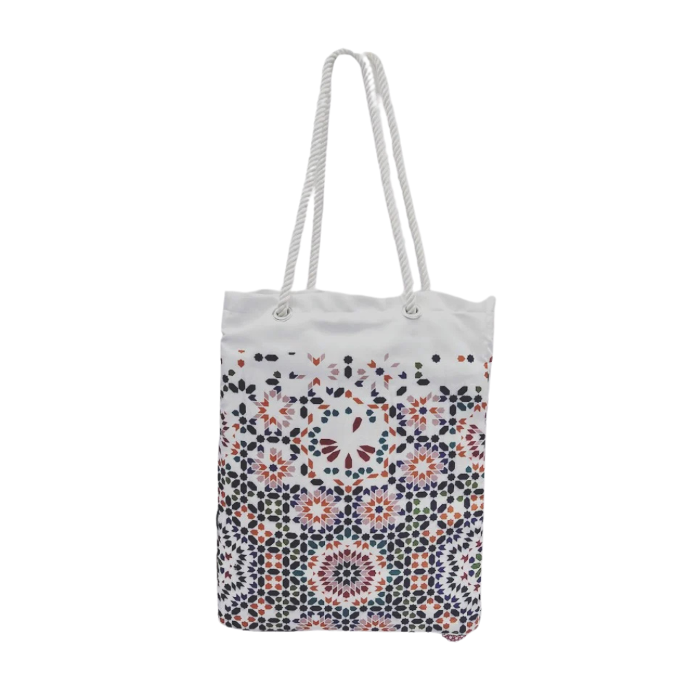 Arabesque Padded Prayer Mat with HandBag - Nusuki MY
