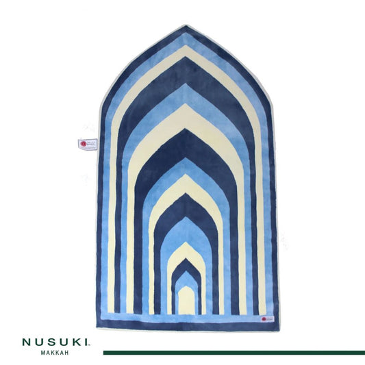Al Noor Padded Prayer Mat Arched  with Handbag - Nusuki MY