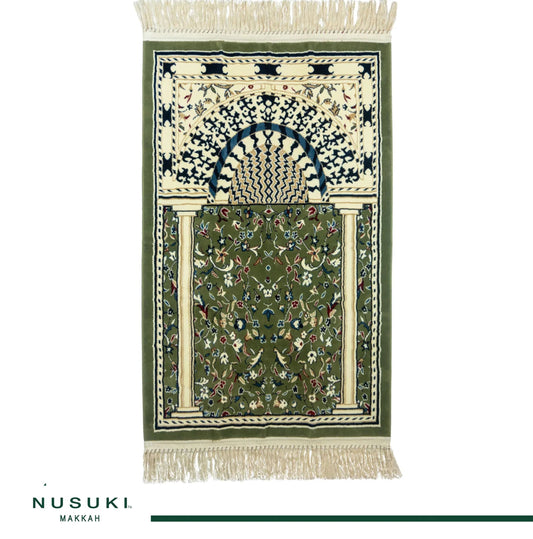 Minbar Al Rawda Prayer Mat with Handbag - Nusuki MY