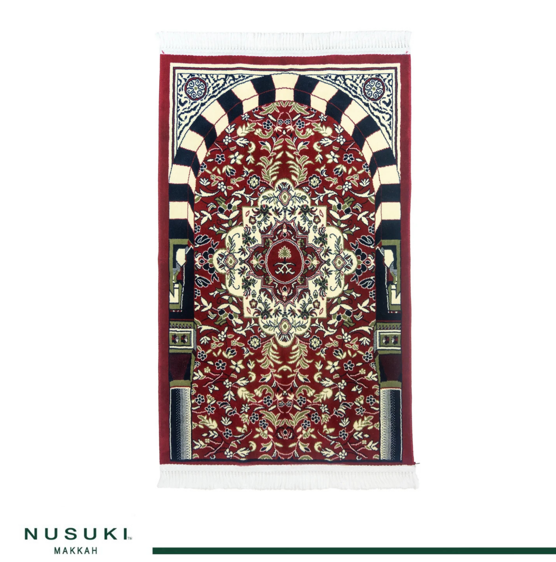 Sejadah Riyadh Al Salihyen Prayer Mat  Made in Medinah with Handbag - Nusuki MY