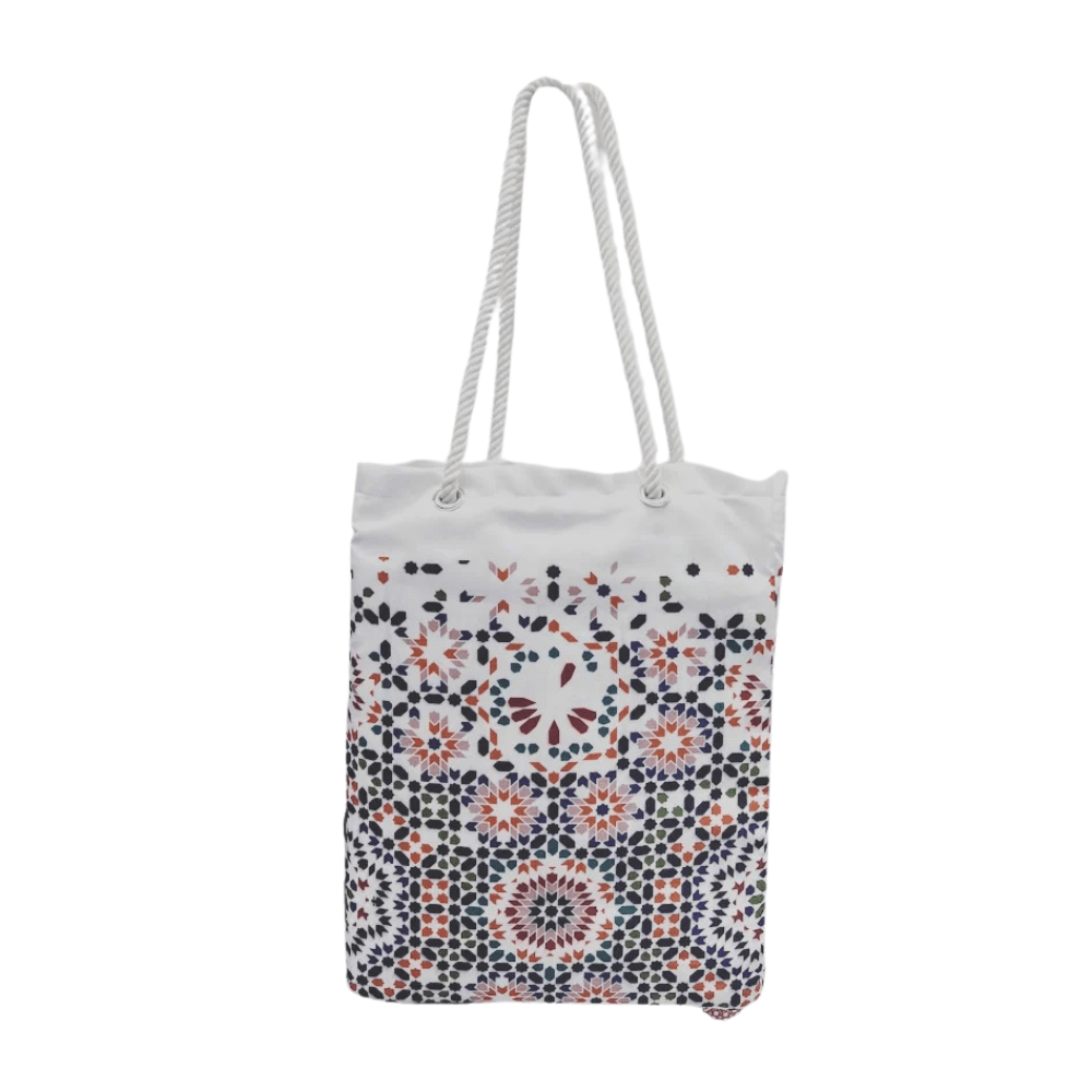 Arabesque Padded Prayer Mat with Handbag - Prayer Mat | Nusuki MY