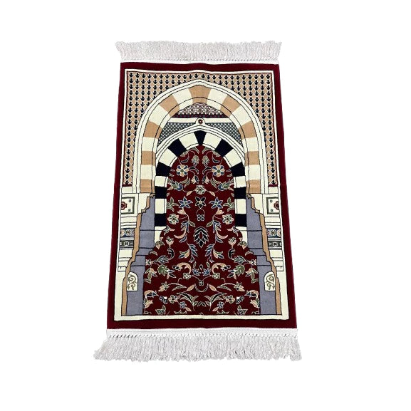 Al Rawda Entrance Gate Prayer Mat with bag