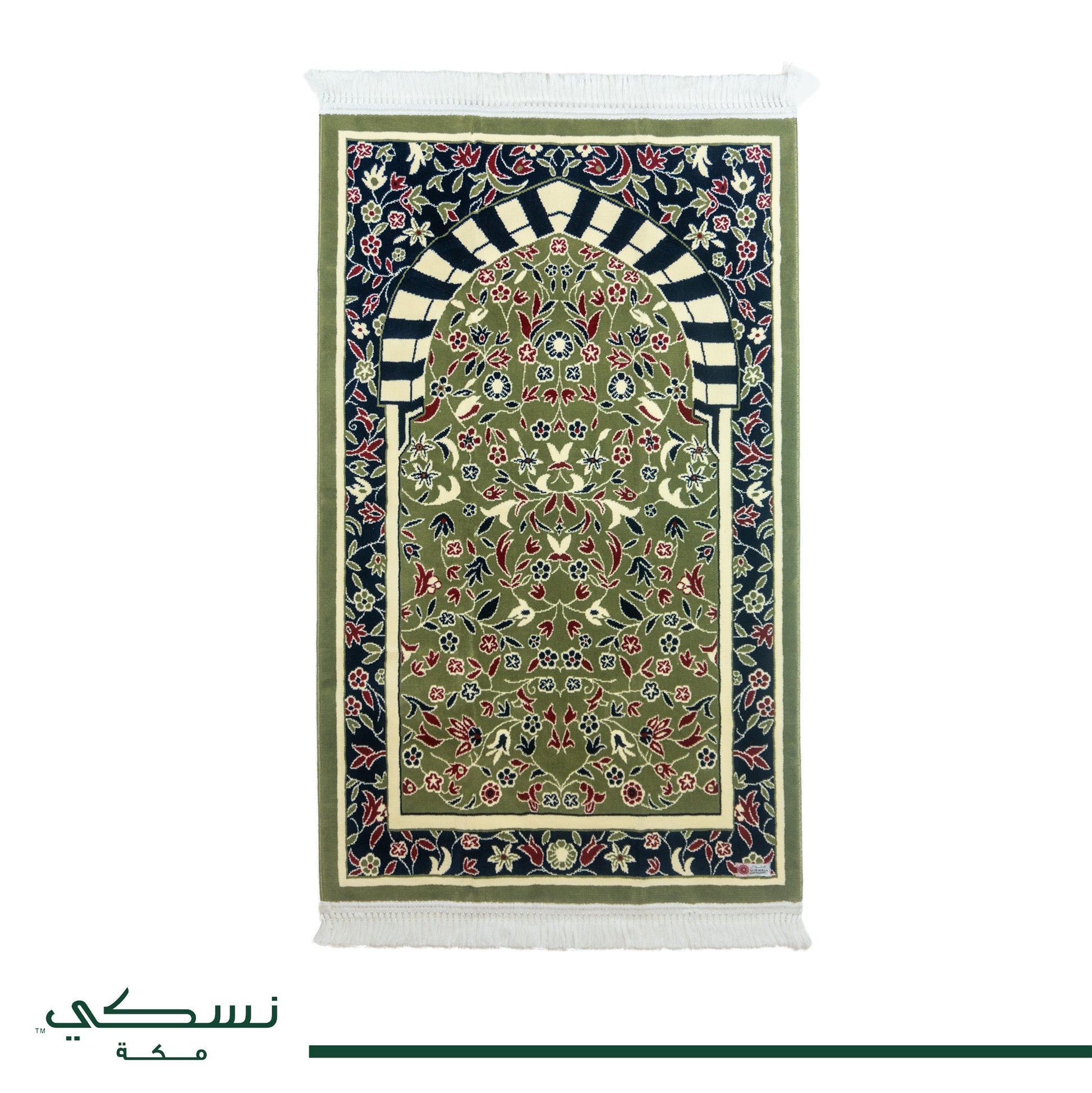 Al Rawda Al Mubarakah Prayer Mat with Handbag - Nusuki MY