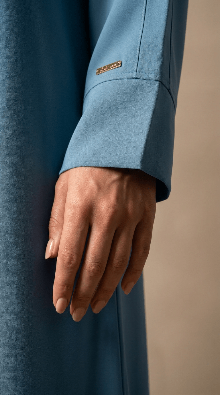 Urban Serenity Abaya Hijab Set | Powder Blue - | Nusuki MY