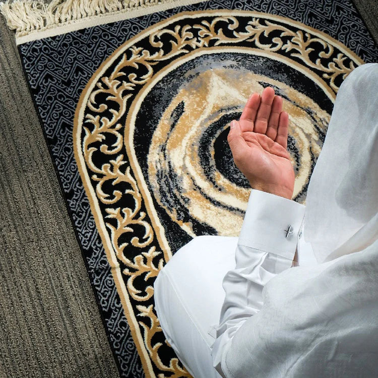 Load video: video display of premium hajar aswad prayer mat