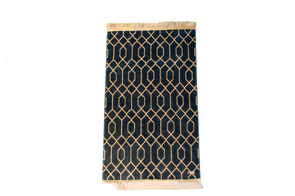 Al Yaqeen Prayer Mat Dark Blue Color
