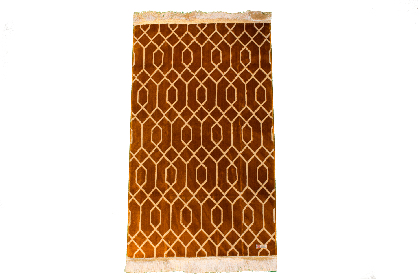 Al Yaqeen Prayer Mat Orange Color