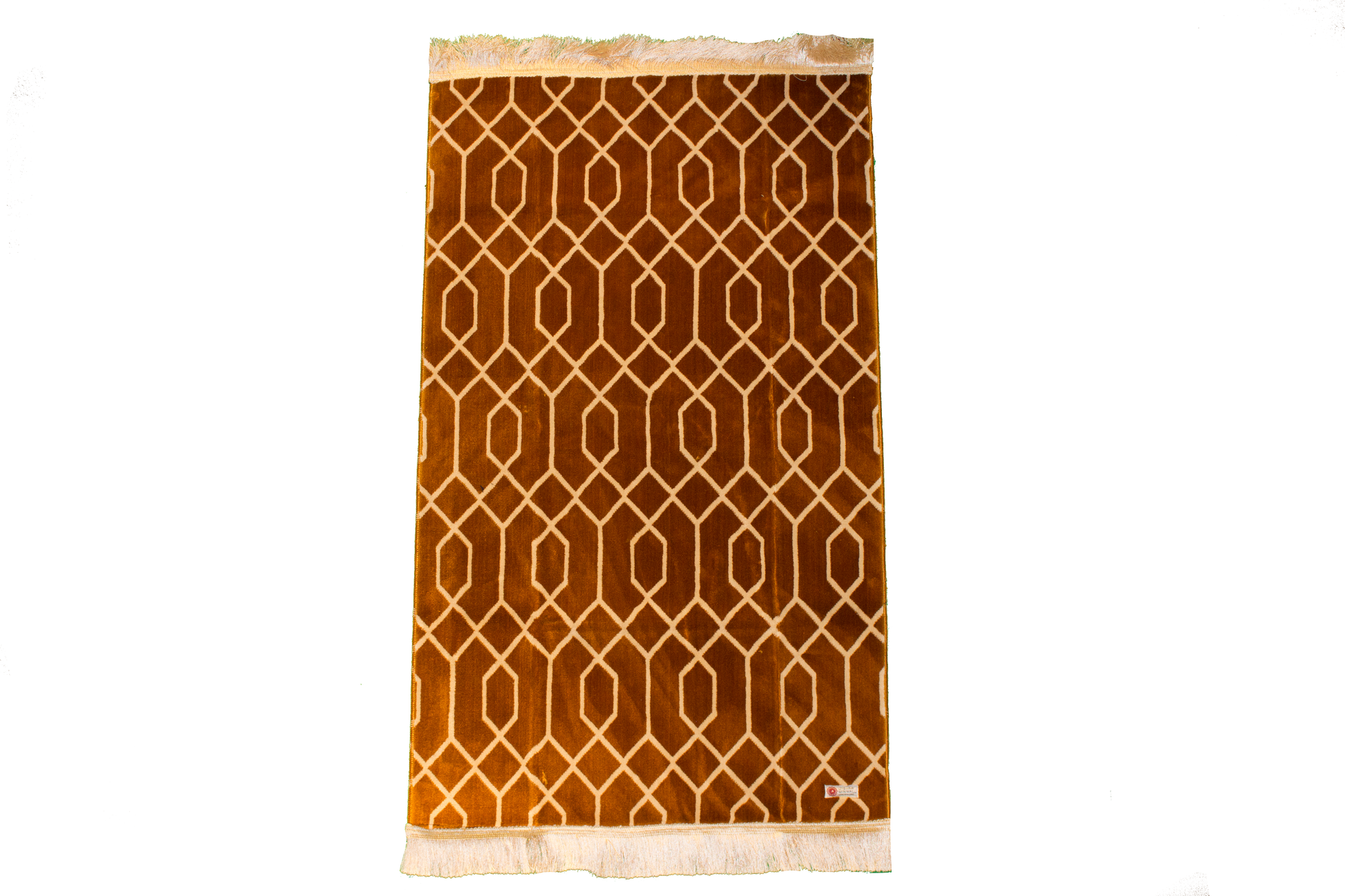 Al Yaqeen Prayer Mat Orange Color
