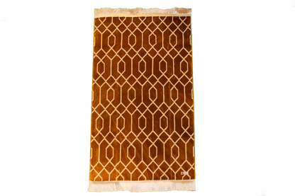 Al Yaqeen Prayer Mat Orange Color