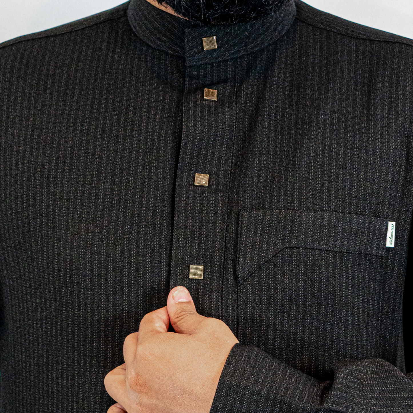 Black Winter Thobe Premium - Nusuki MY