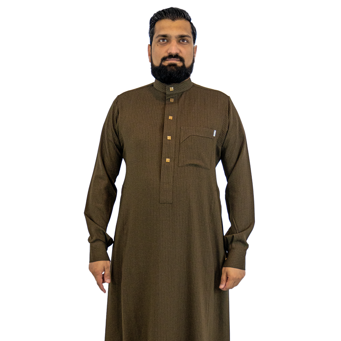 Brown Winter Thobe Premium - Nusuki MY