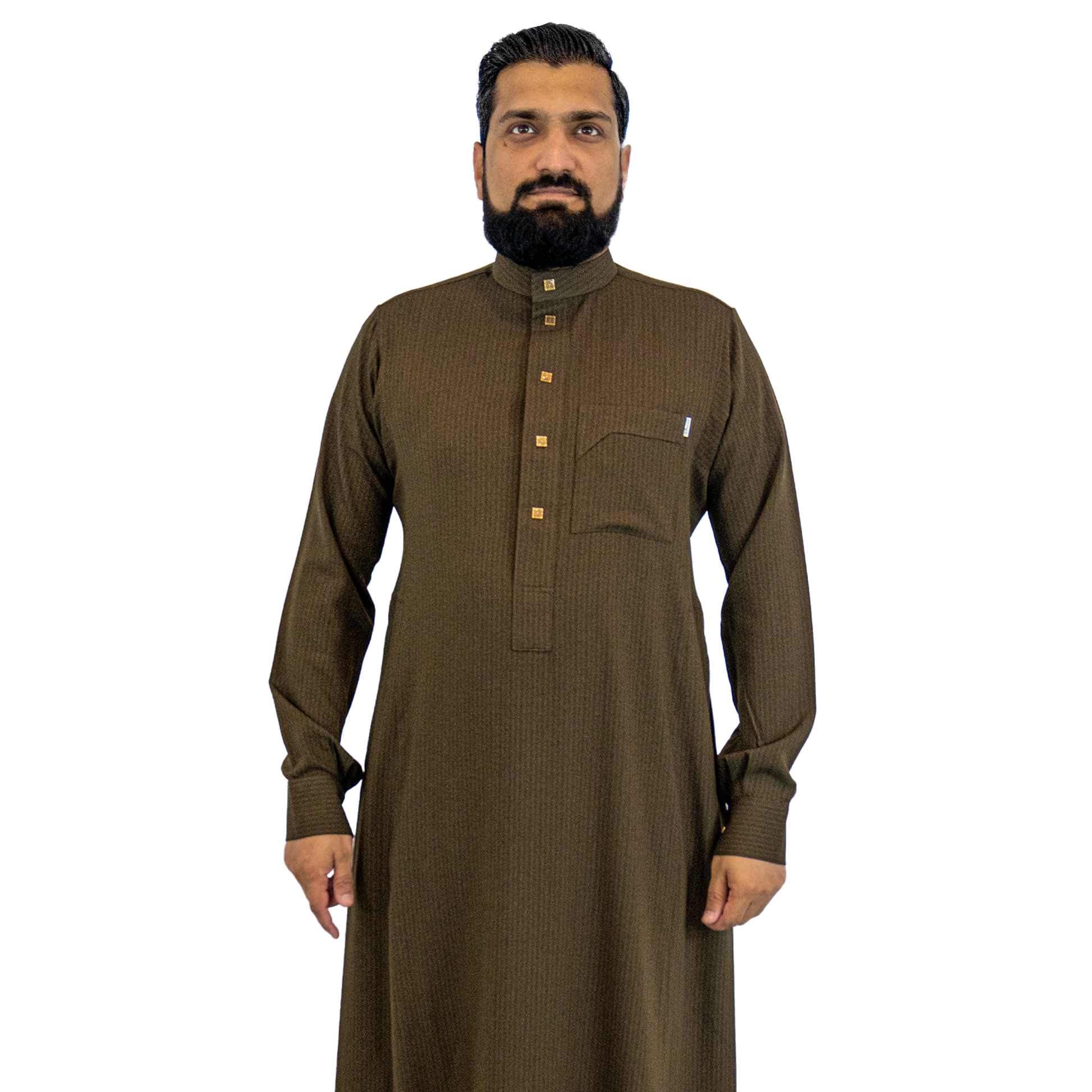 Brown Winter Thobe Premium - Nusuki MY