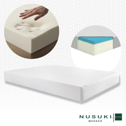 Al Imam Memory Foam Prayer Mat Blue