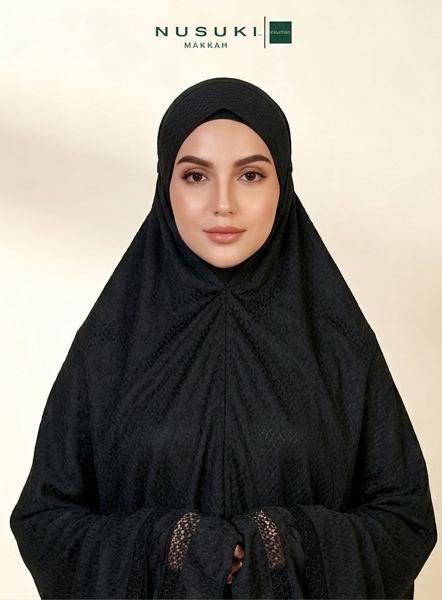 Joud Al-Turath Malaysian Prayerwear Set | Pitch Noir