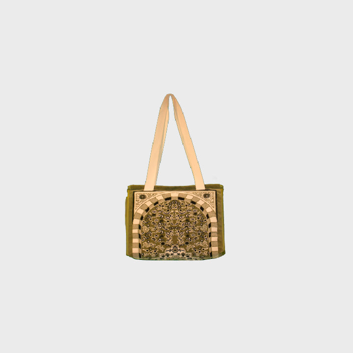 Green Riyadh al Salihyen Kids Prayer Mat Handbag - Nusuki My