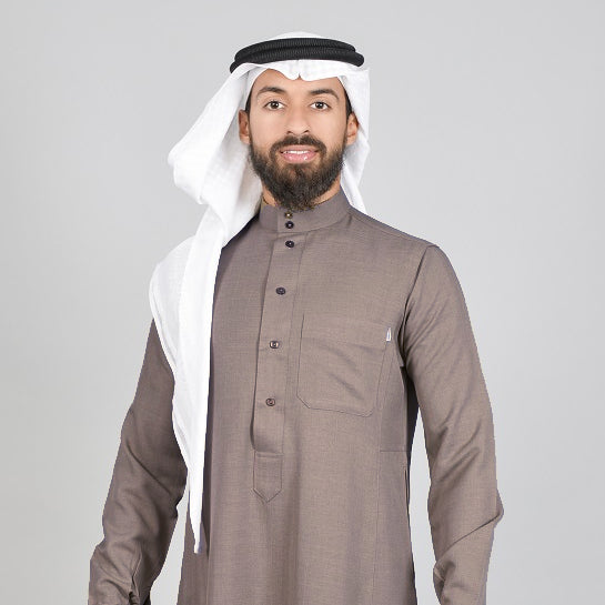 Light Brown Winter Thobe Casual - Nusuki MY