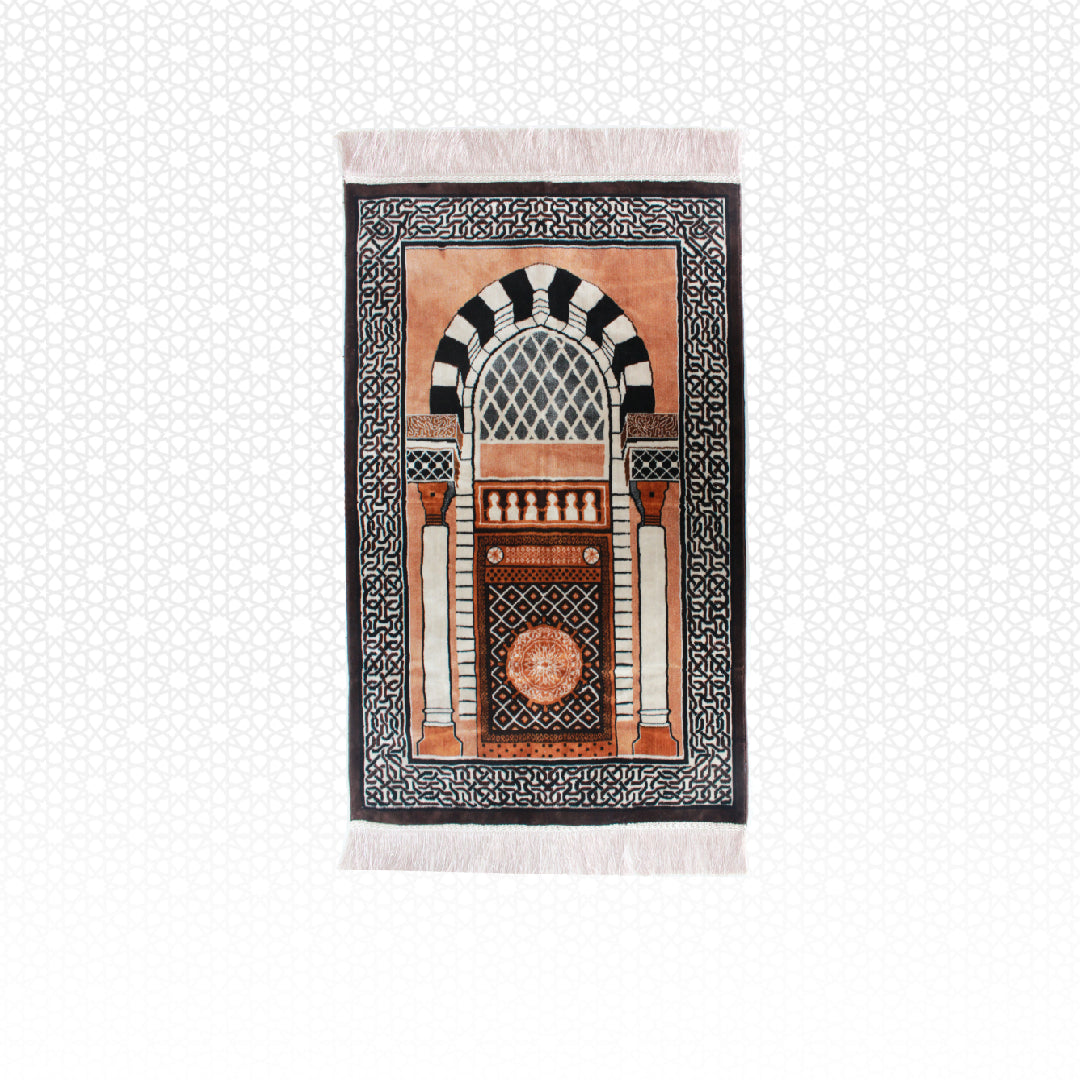 Sejadah Gerbang Al Haram Alnabawi Coklat