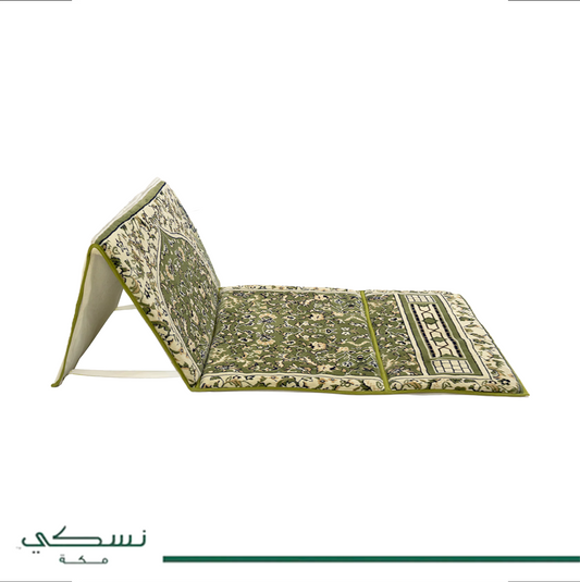 Foldable Prayer Mat Rawdat Afnan Green