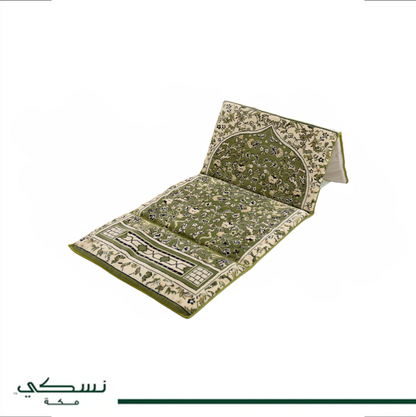 Foldable Prayer Mat Rawdat Afnan Green