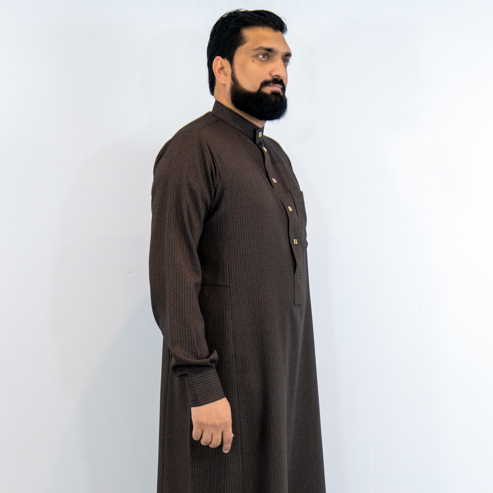 Red Winter Thobe Premium - Nusuki MY