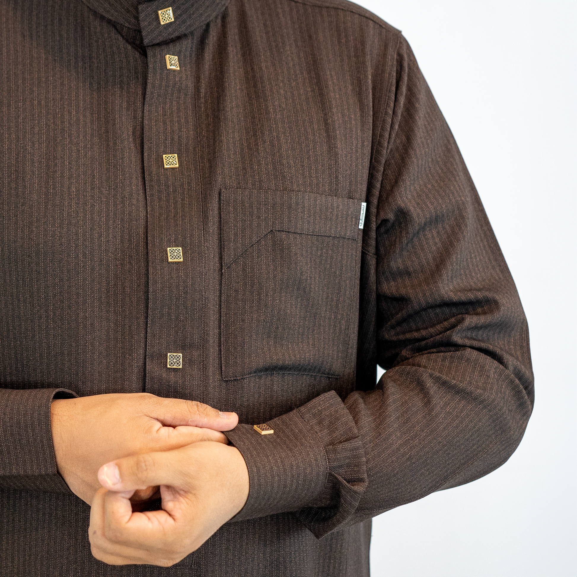 Red Winter Thobe Premium - Nusuki MY