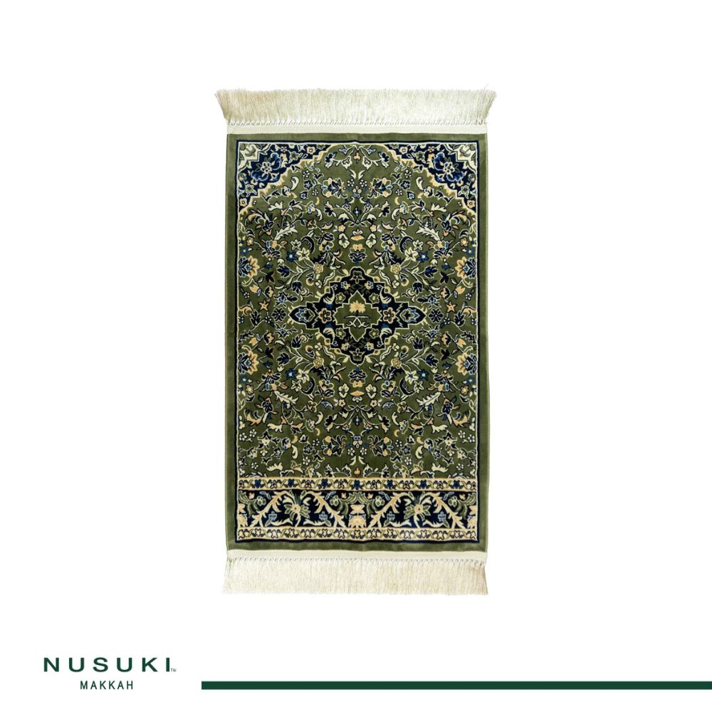 Rawdat Al-Haramain Premium Prayer Mat with Handbag - Nusuki MY