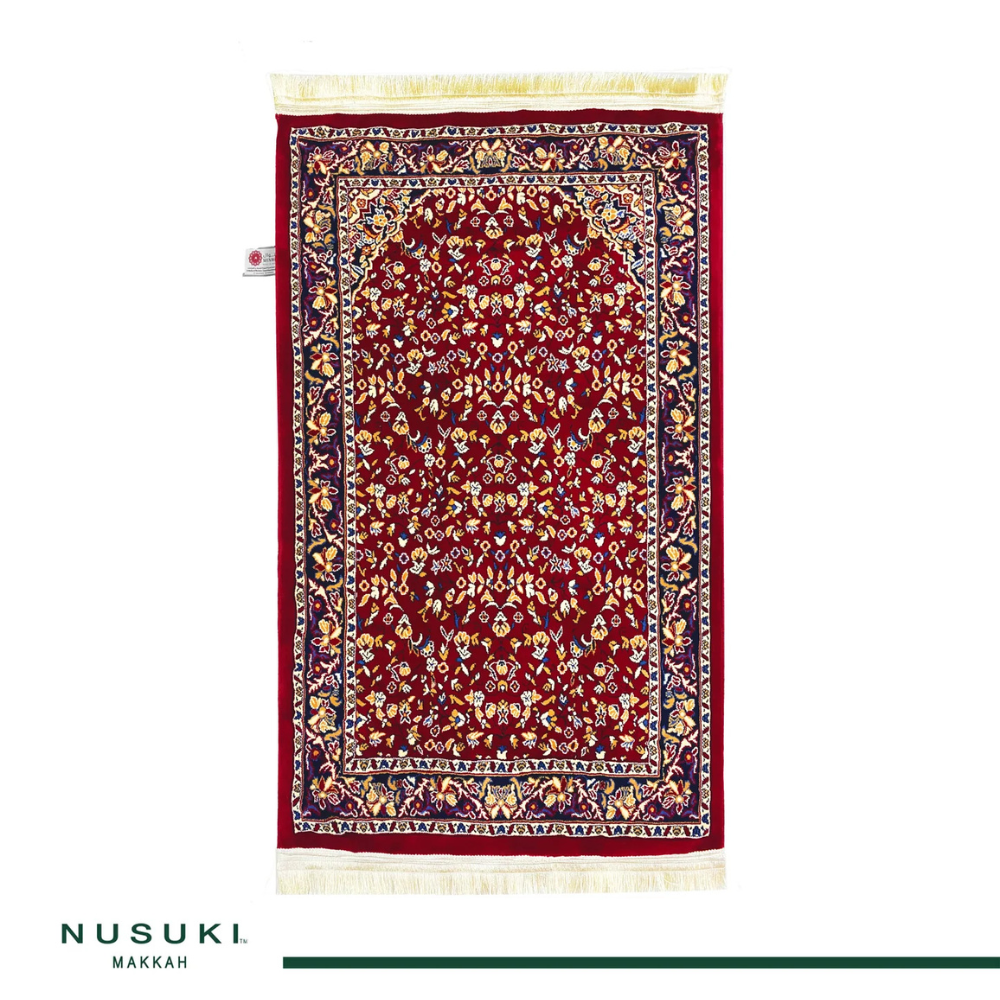 Minwal Modern Padded Prayer Mat Arched with Handbag - Nusuki MY