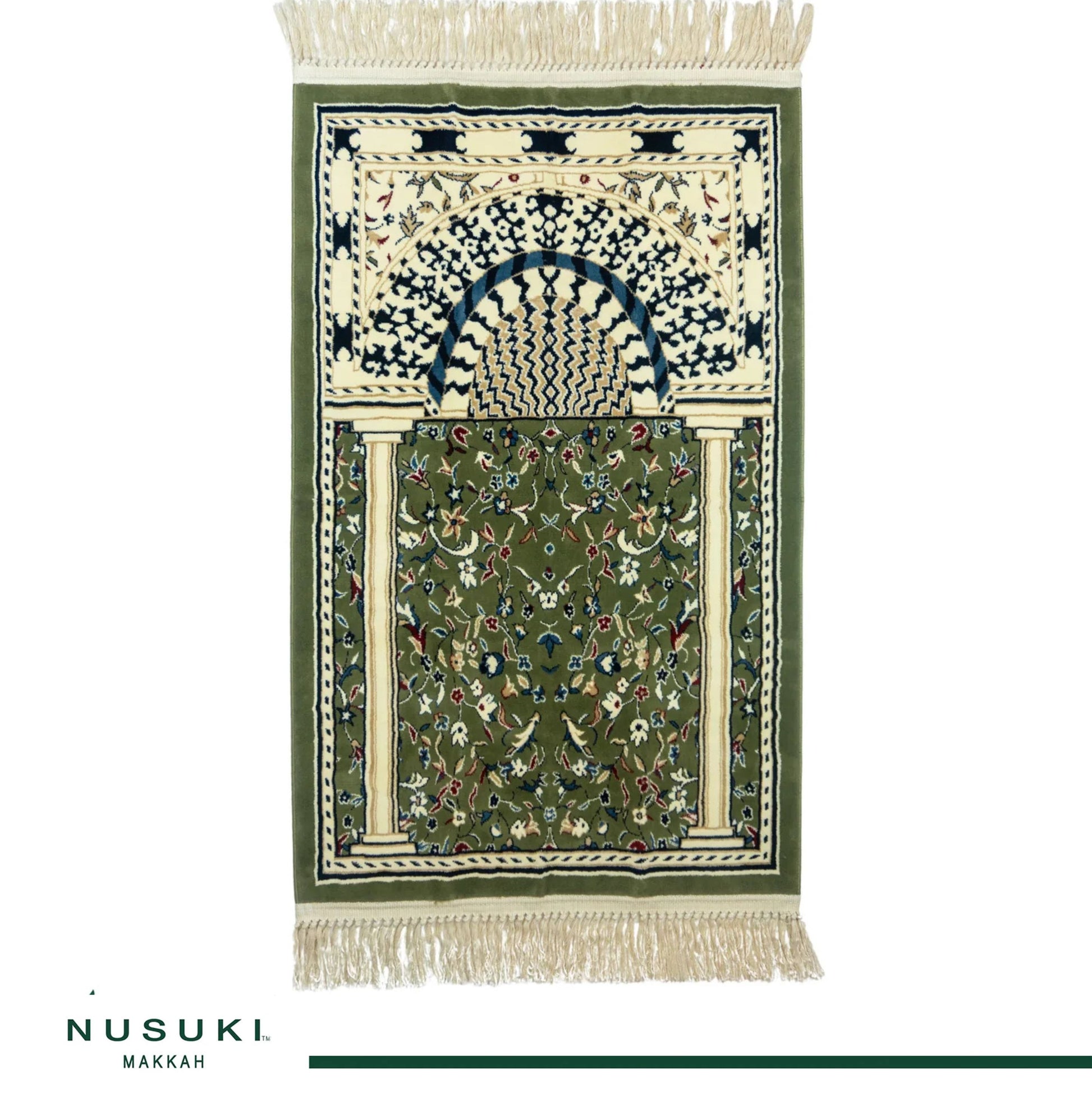 Minbar Al Rawda Prayer Mat with Handbag - Nusuki MY