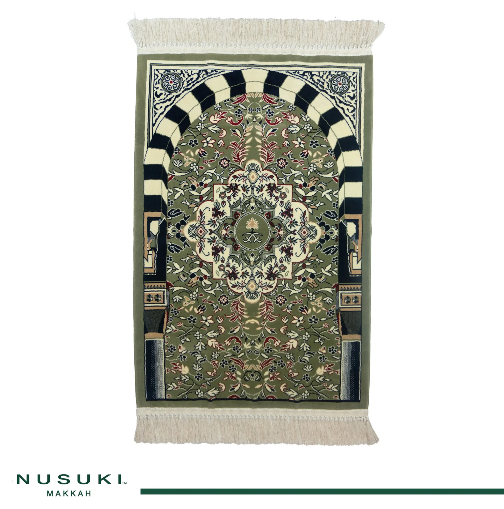 Sejadah Riyadh Al Salihyen Prayer Mat  Made in Medinah with Handbag - Nusuki MY