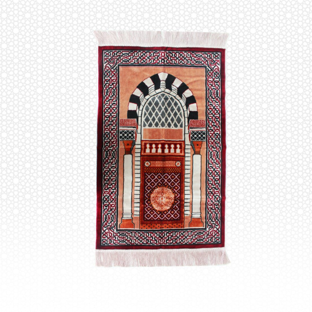 Al Haram Al Nabawi Gate Prayer Mat with Box - Prayer Mat | Nusuki MY