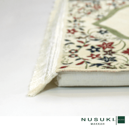 Al Imam Memory Foam Prayer Mat Beige - Prayer Mat | Nusuki MY
