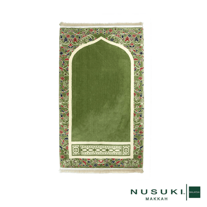 Al Imam Memory Foam Prayer Mat Green - Prayer Mat | Nusuki MY