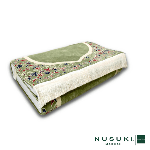 Al Imam Memory Foam Prayer Mat Green - Prayer Mat | Nusuki MY