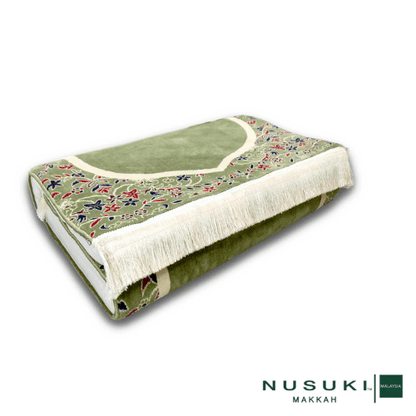 Al Imam Memory Foam Prayer Mat Green - Prayer Mat | Nusuki MY