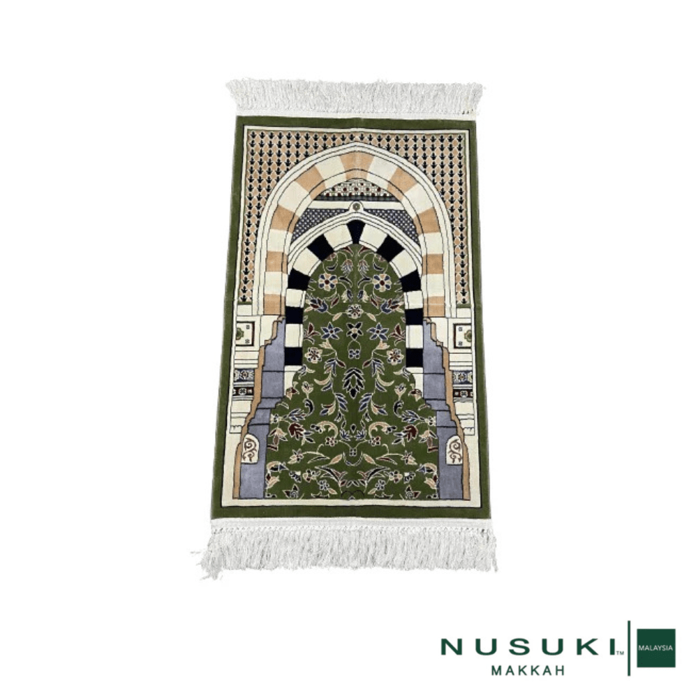 Al Rawda Entrance Gate Prayer Mat with bag - Prayer Mat | Nusuki MY