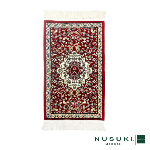 Al Rawda Premium Prayer Mat with Handbag - Prayer Mat | Nusuki MY