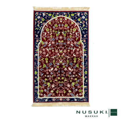 Al Rawdah Prayer Mat with Handbag - Prayer Mat | Nusuki MY