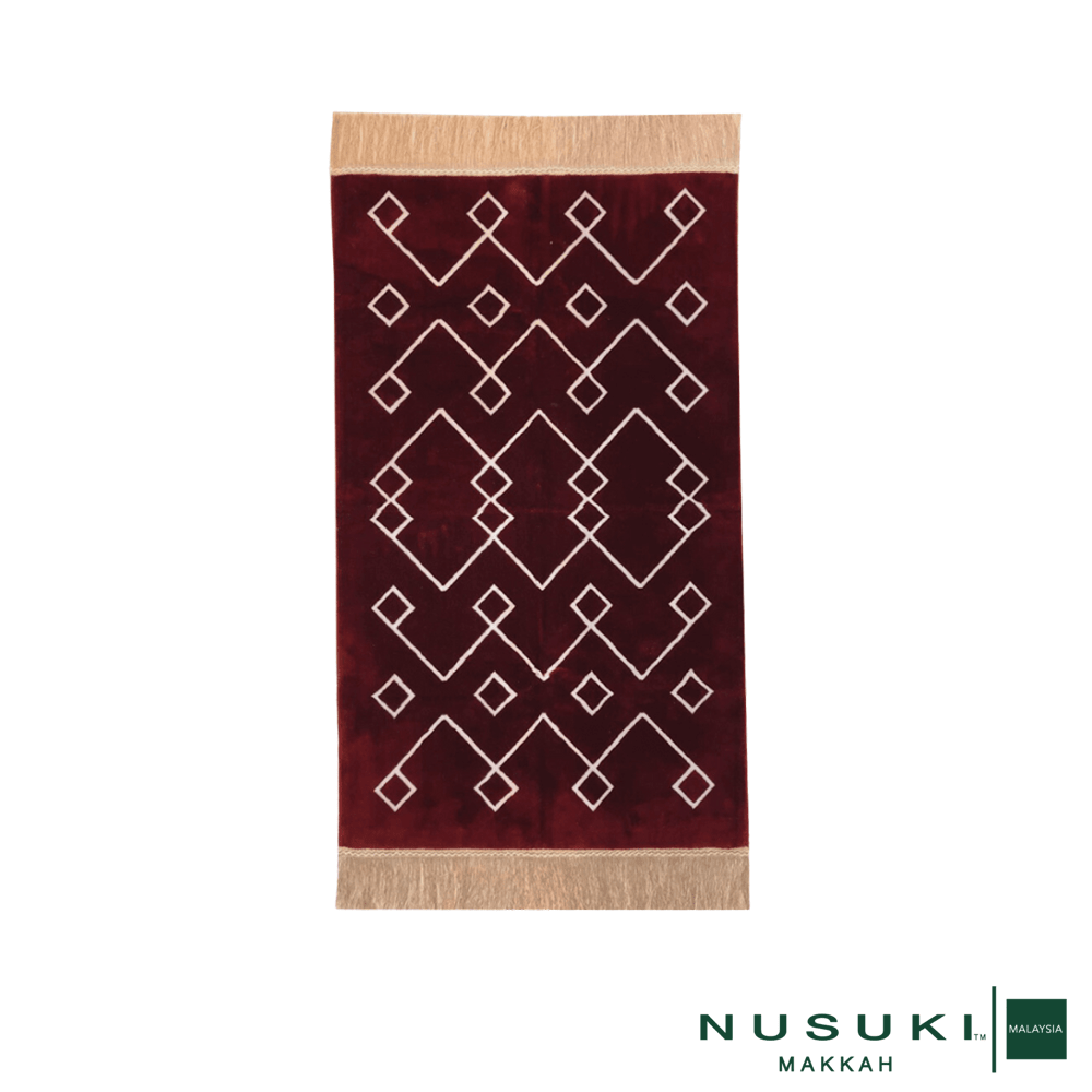 Al Redwan Prayer Mat with Hand Bag - Prayer Mat | Nusuki MY