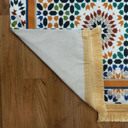 Arabesque Padded Prayer Mat with Handbag - Prayer Mat | Nusuki MY