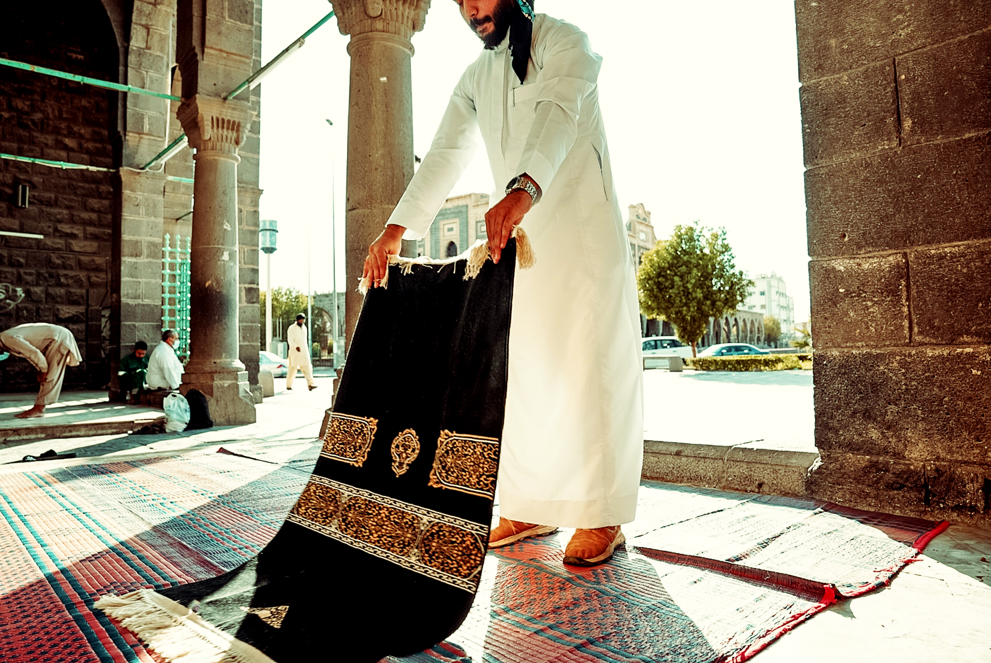 Setar Al-kaabah Prayer Mat with HandBag - Nusuki MY