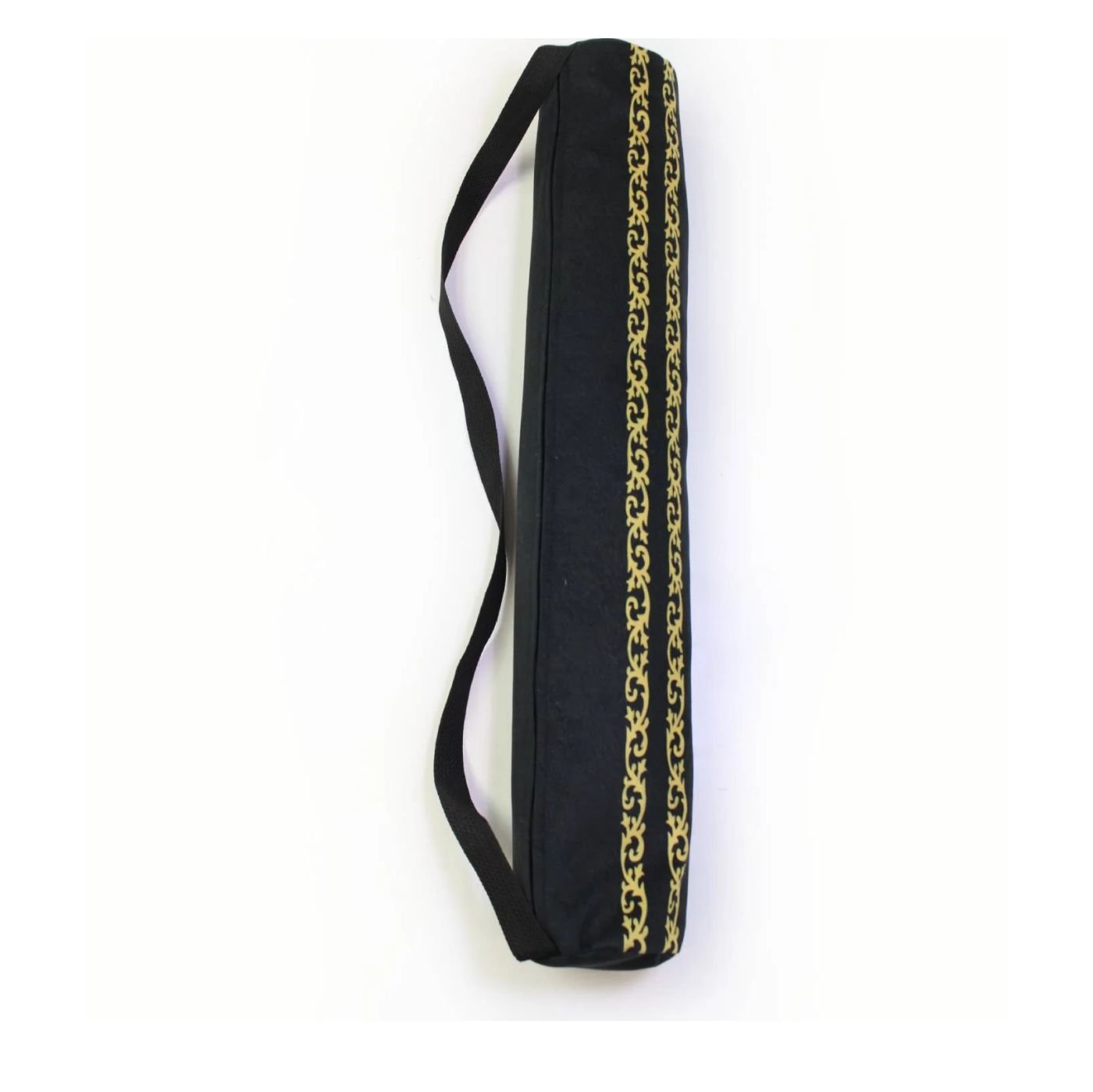 Black Stone Padded Prayer Mat Arched with Hand Bag - Prayer Mat | Nusuki MY