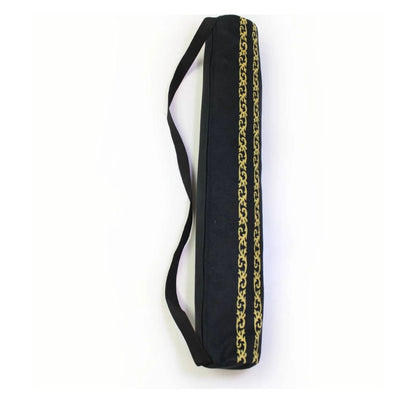 Black Stone Padded Prayer Mat Arched with Hand Bag - Prayer Mat | Nusuki MY