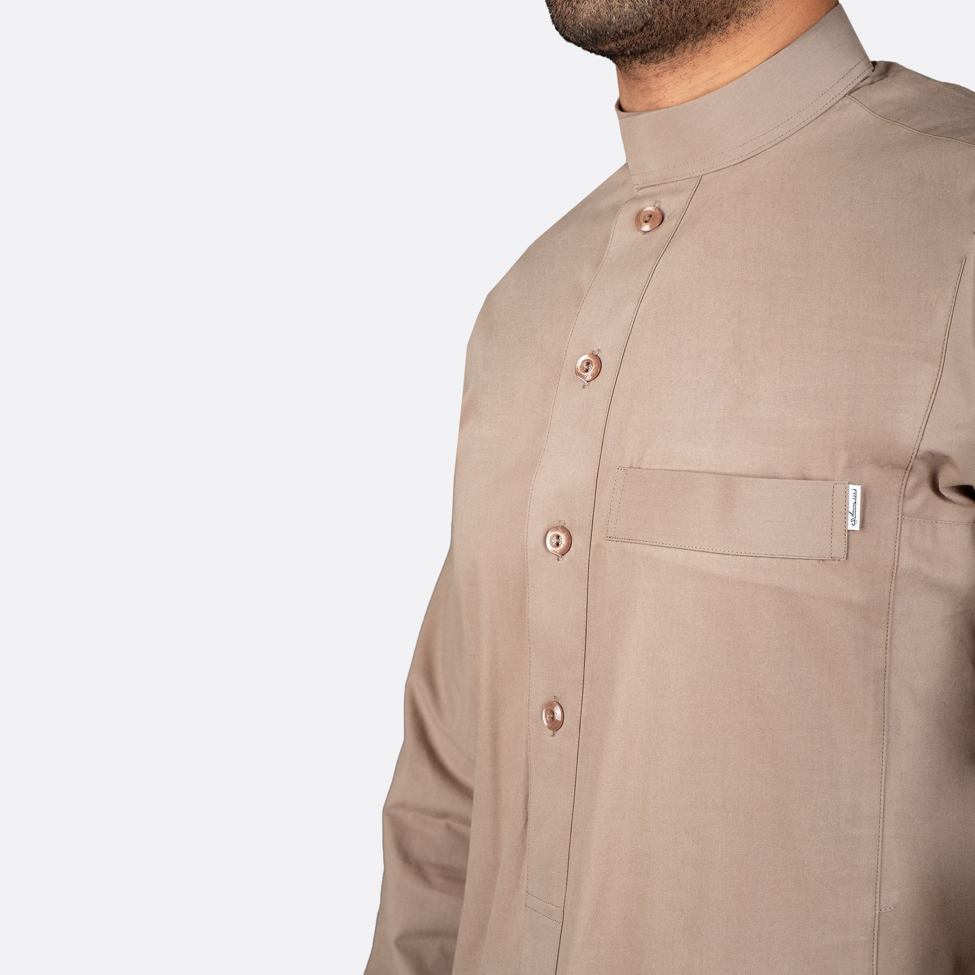 Classic Cotton Thobe Olive - thobe | Nusuki MY