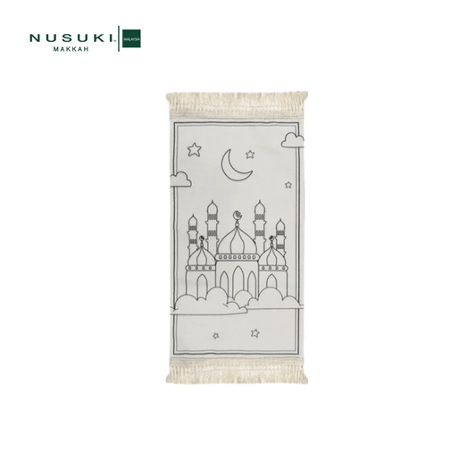 Color & Pray Kids Prayer Mat - | Nusuki MY
