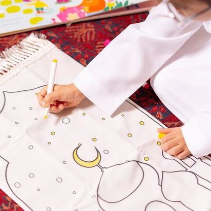 Color & Pray Kids Prayer Mat - | Nusuki MY