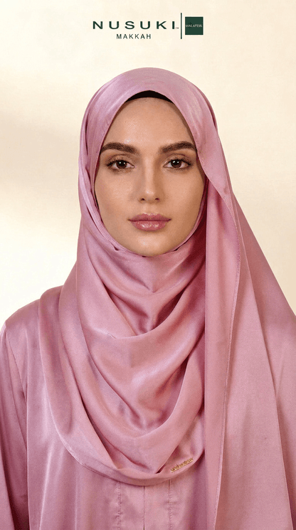 Desert Bloom Abaya Hijab Set | Baby Pink - | Nusuki MY