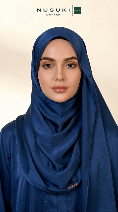 Desert Bloom Abaya Hijab Set | Lapis Lazule - | Nusuki MY